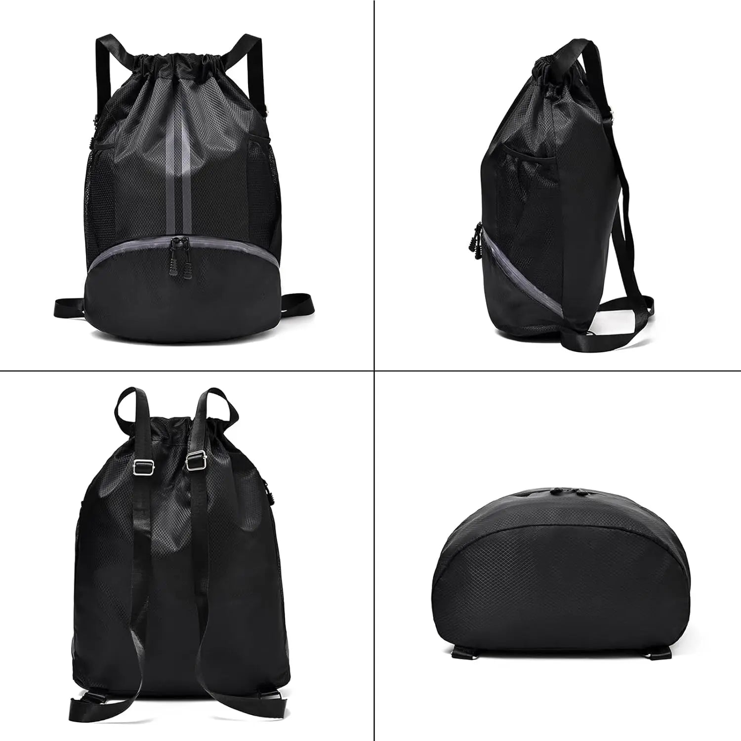 Waterproof Drawstring Gym Bag for Men and Women