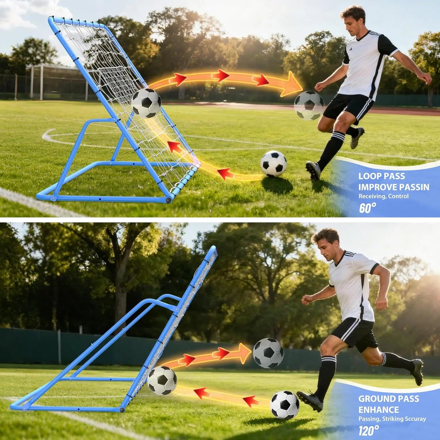 Soccer Rebounder Net– Adjustable Angle