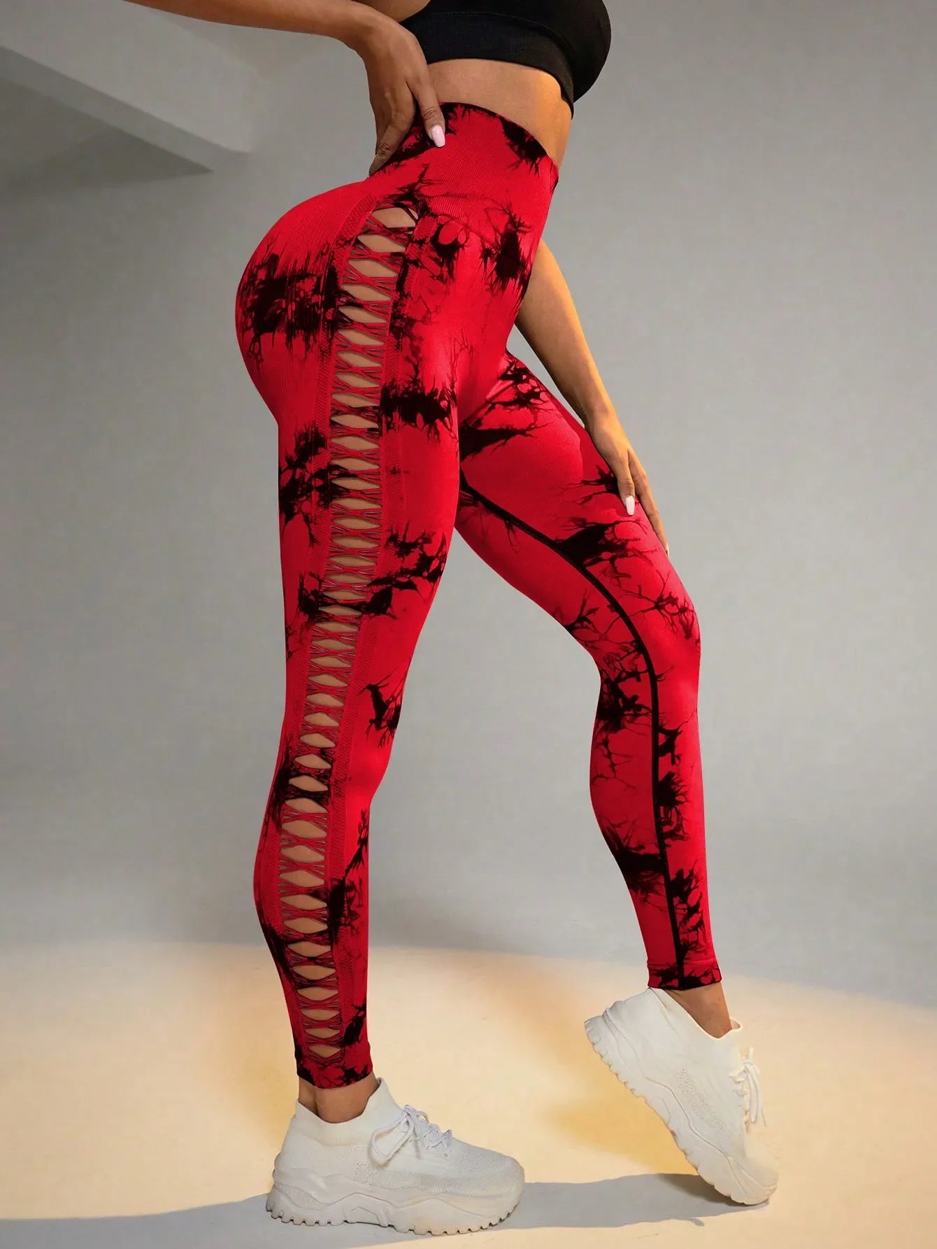 Tie Dye Seamless Leggings for Women