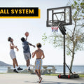 Outdoor Basketball Hoop/Backboard 5.5-9.5 Feet