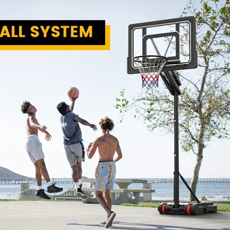 Outdoor Basketball Hoop/Backboard 5.5-9.5 Feet