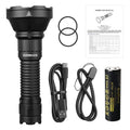 2000lm LED 6000K Tactical Flashlight Type-C Rechargeable Protable Powerful 21700 Torch Camping EDC Flashlight