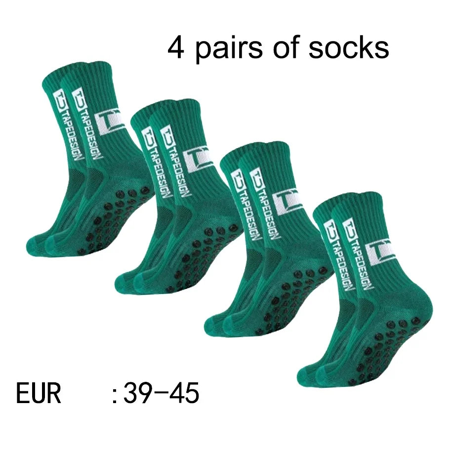 4 pairs  TC mid tube glued football socks