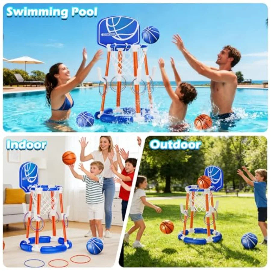 Pool Basketball Hoop with Backboard