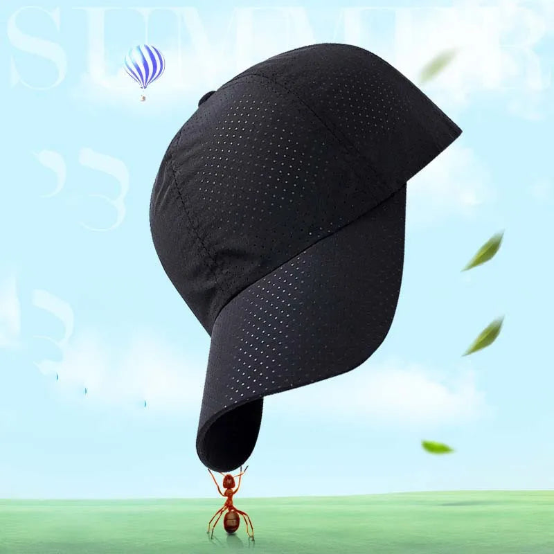 Breathable Baseball Cap Solid Thin Mesh