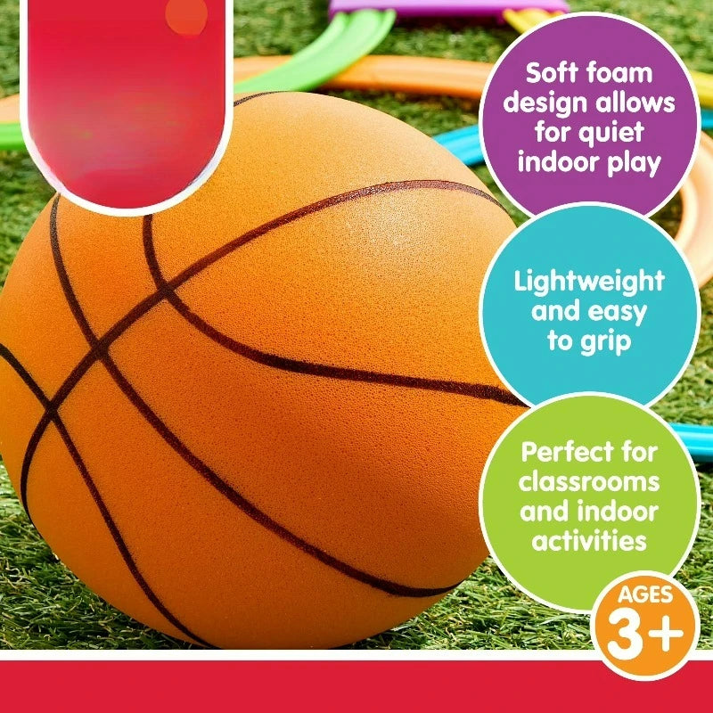 6 Inch Silent Indoor Basketball for Kids