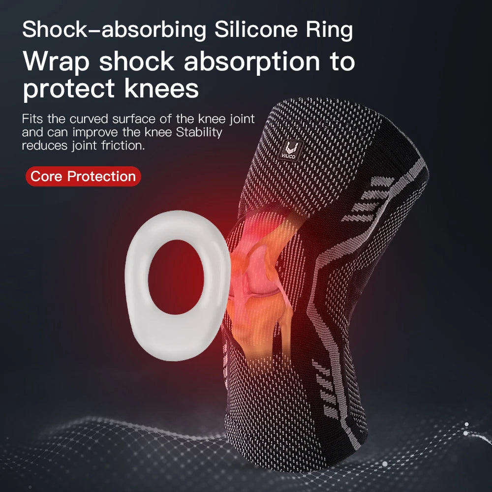 1 Piece Knee Brace Silicone Pads