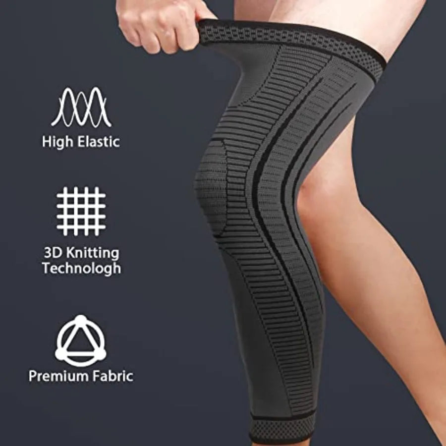 2 Pack Full Leg Compression Sleeves