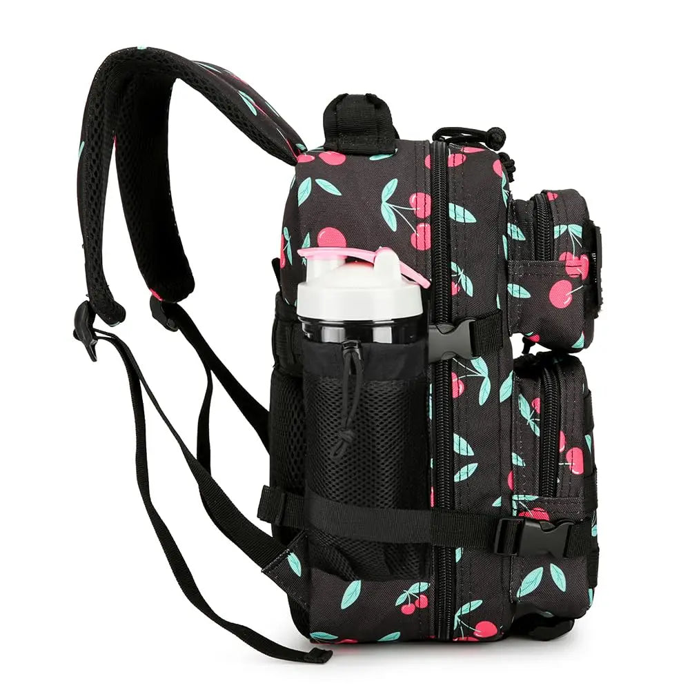 9L Cherry Print Tactical Backpack