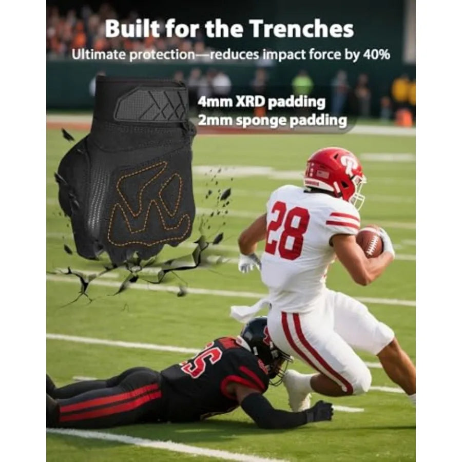 Lineman Football Gloves for Adults