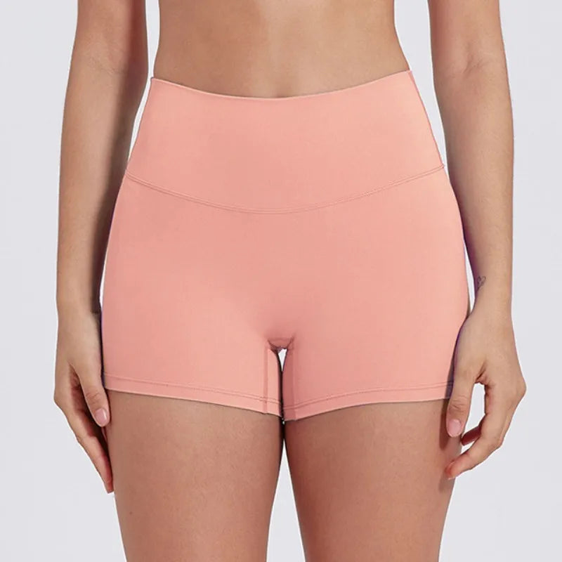 Solid Color Women Gym Sport Short