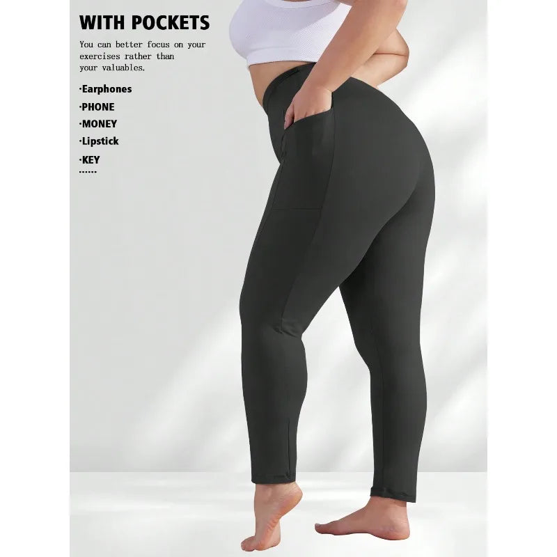 Women Yoga Pants 6 Pack Plus Size