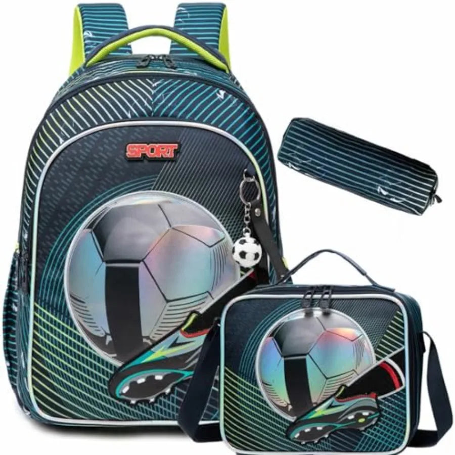 Football Backpacks Set for Boys