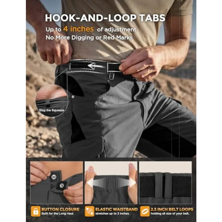 Men's Outdoor  Lightweight Stretchy Shorts for Hiking