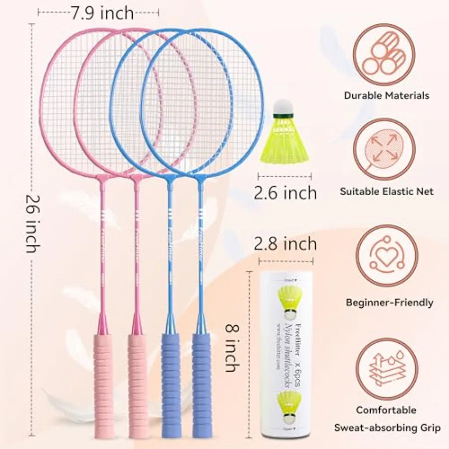 Badminton Set for Family and Beginners