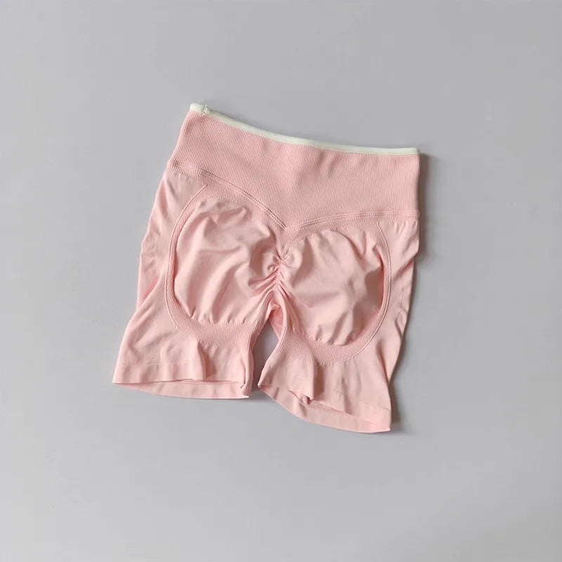 Women's High Waist Seamless Yoga Shorts