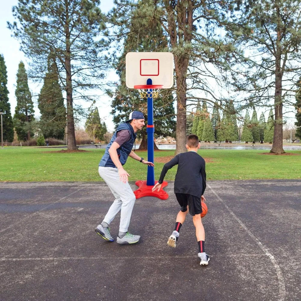 Adjustable Kids Basketball Hoop Set