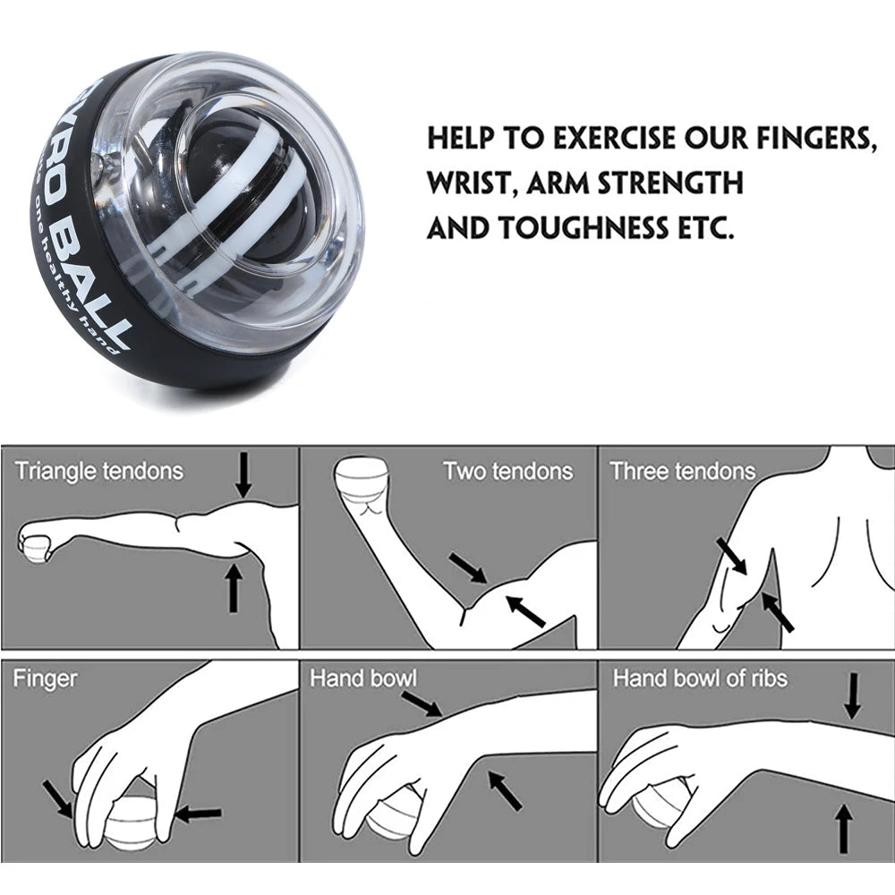 Forearm Gyro Ball  Wrist Strengthening Device