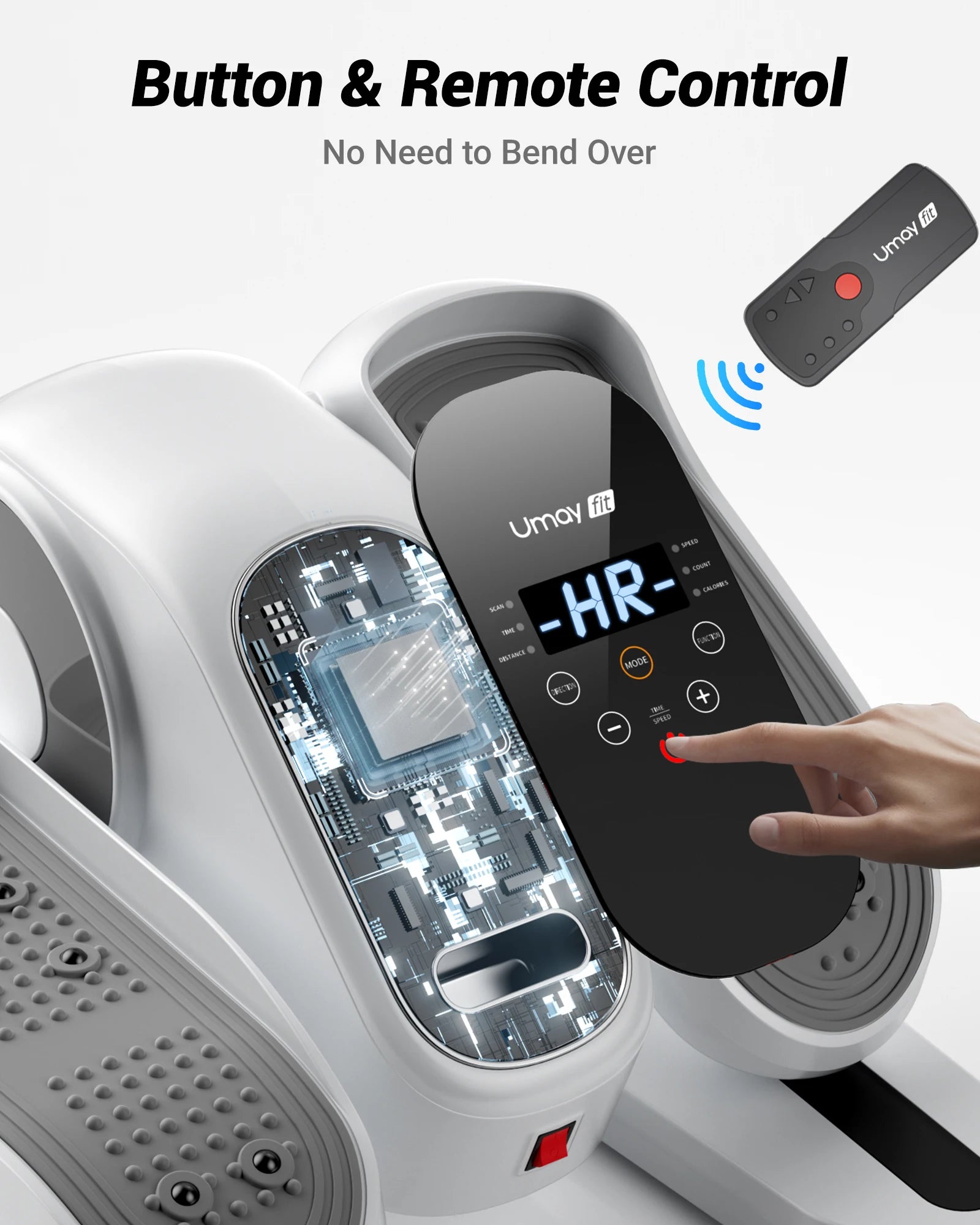 Compact Under-Desk Electric Elliptical Machine