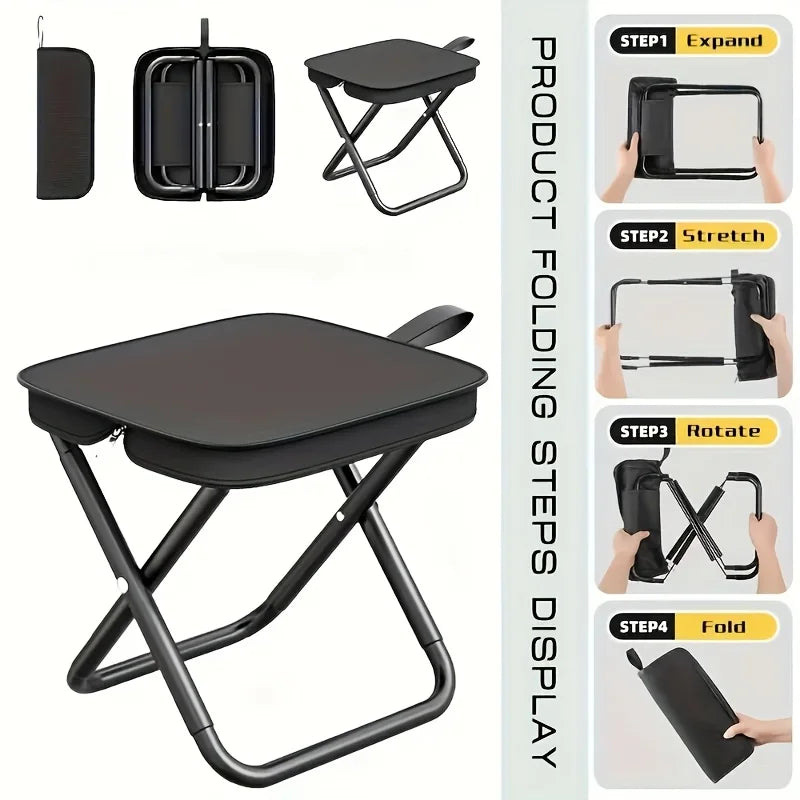 Portable multifunctional ultra light fishing stool