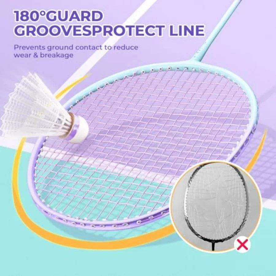 Badminton Rackets Set