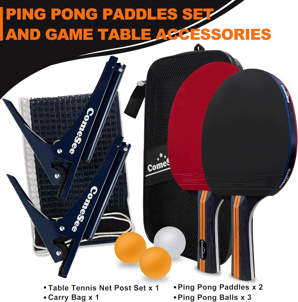 Ping Pong Net with Paddles Set