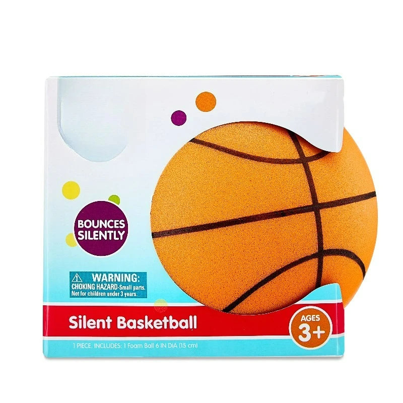6 Inch Silent Indoor Basketball for Kids