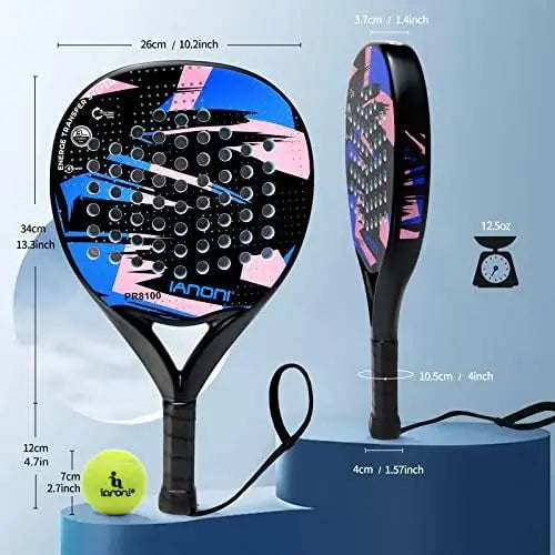 Padel Racket Carbon Fiber Surface