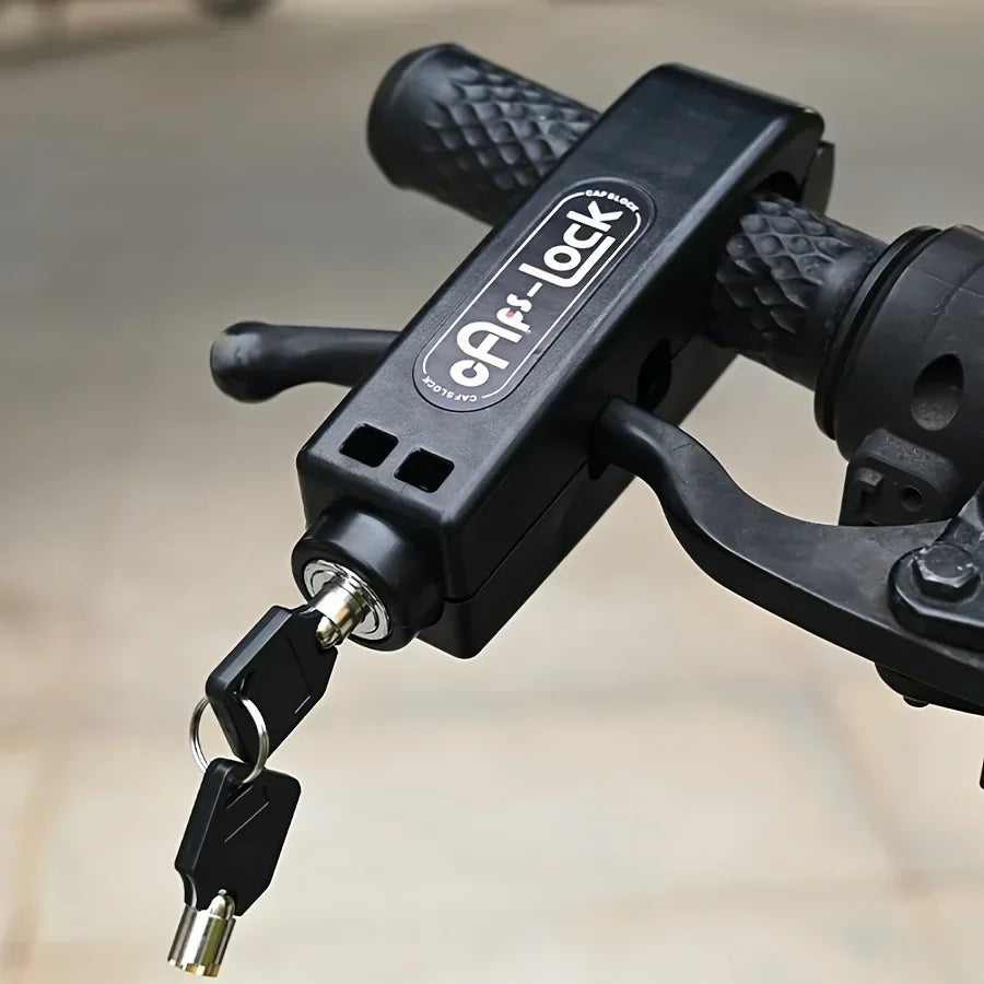 Portable Electric Bicycle Brake Handlebar Lock