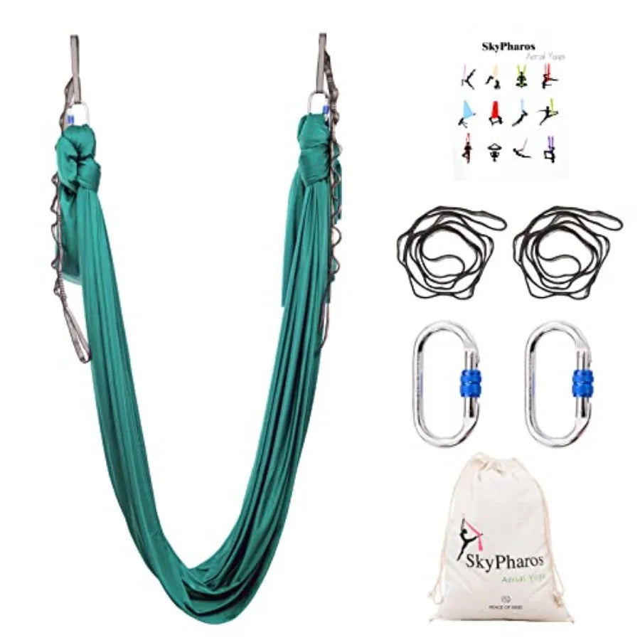 5.5 Yards Aerial Silks Yoga Swing Set
