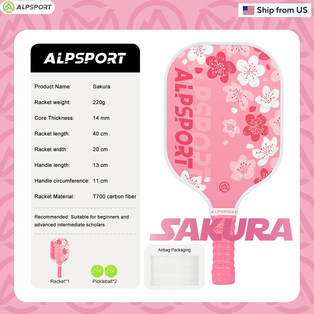 USAPA Pickleball Paddle Women's T700