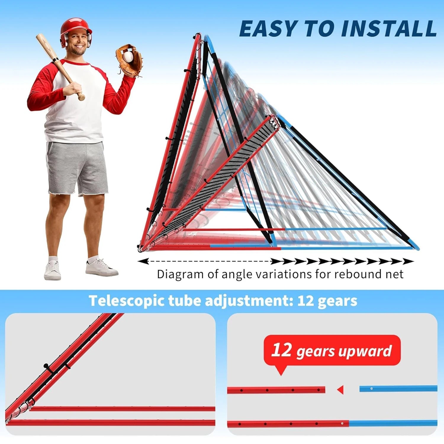 Baseball Rebounder Net
