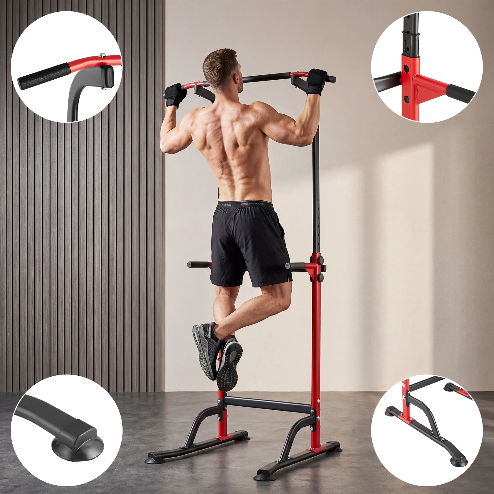 Heavy Duty Pull Up Dip Station