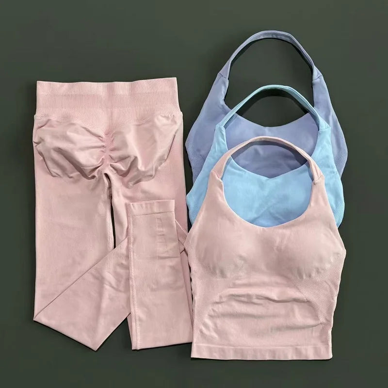 2Pcs Women Yoga Fitness Tracksuit