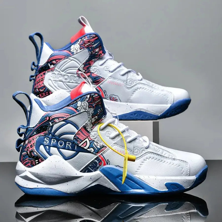 Men's  EVA -Absorbing High-Top Basketball Sneakers