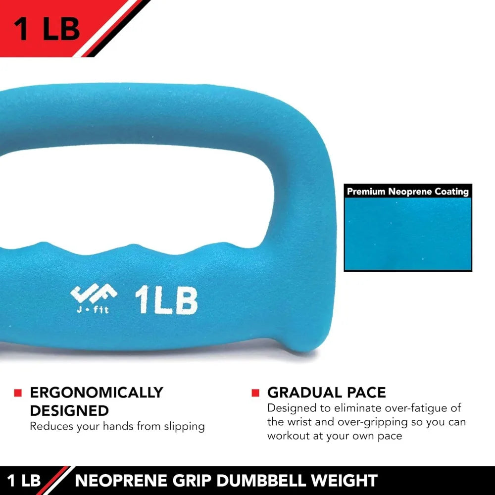 Neoprene Coated Hexagon Dumbbell