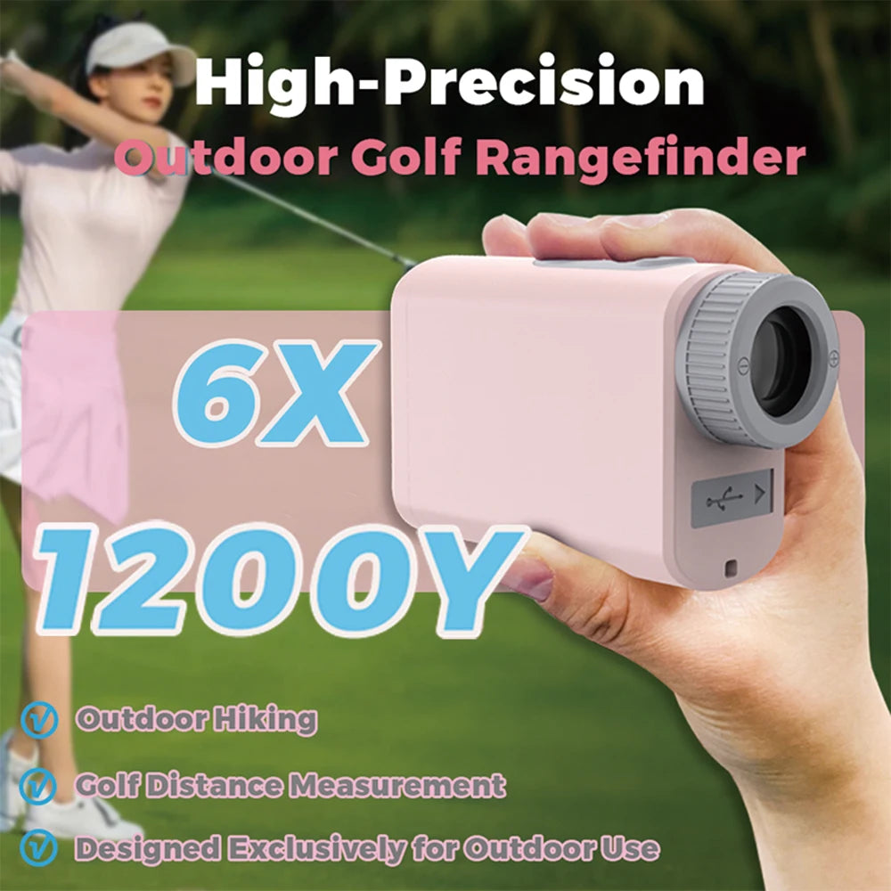 1200 Yards Golf Rangefinder 6X