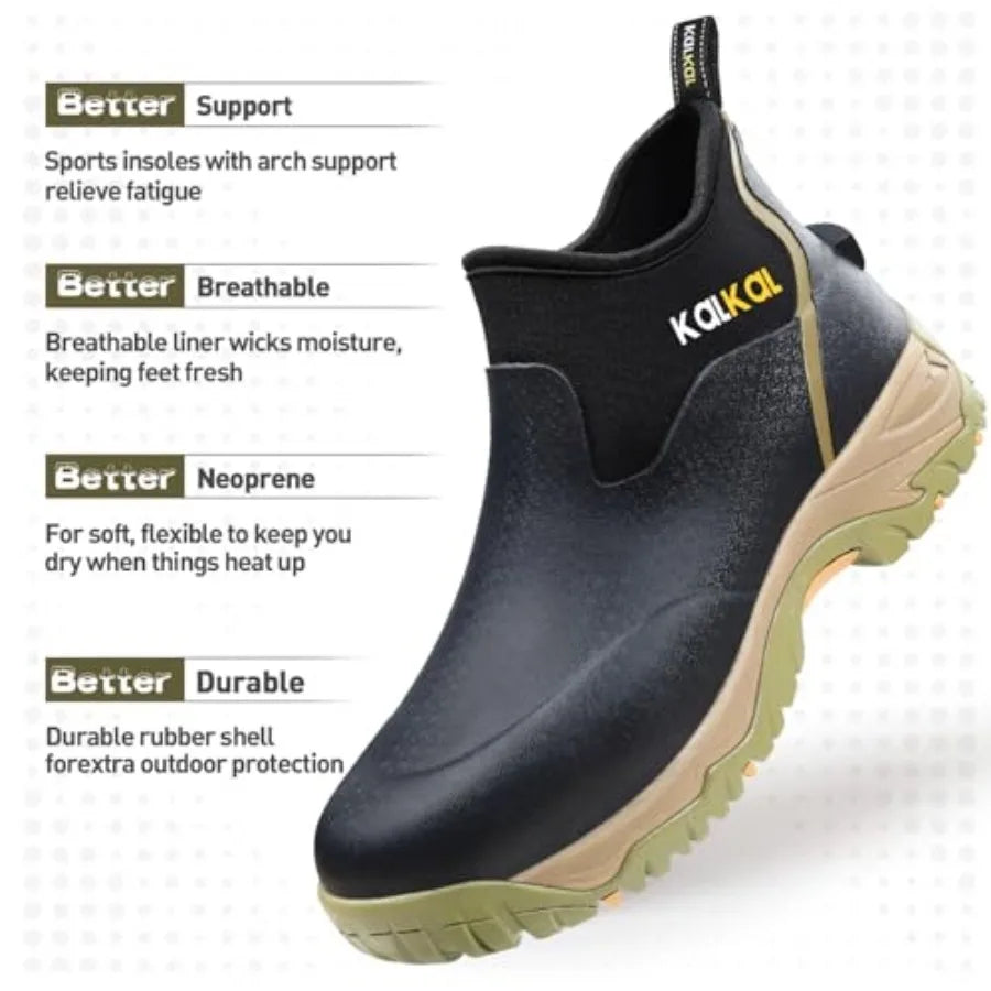 Insulated Working Booties with Comfortable Sports Sole