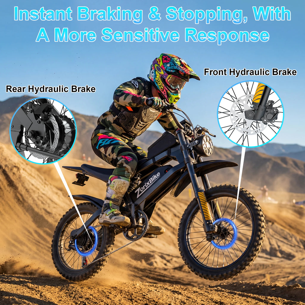 Adult Ebike 3000W Motor 35 MPH