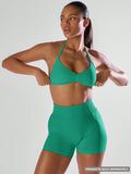 Sport Fitted Sports Bra Open Back l