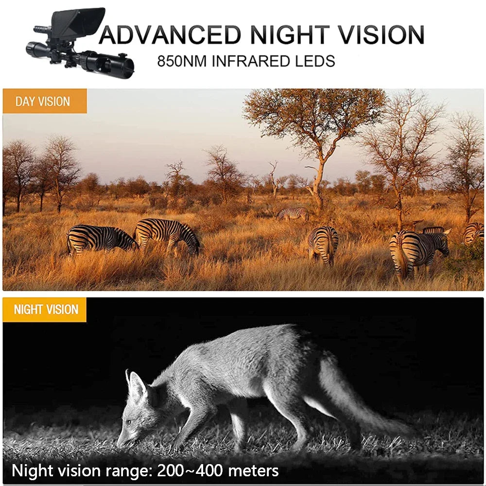Hunting Riflescope Night Vision IR Optics