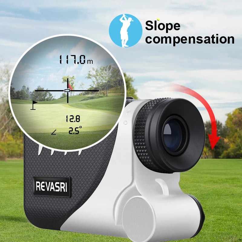 1500M Golf Rangefinder, Slope-Compensated