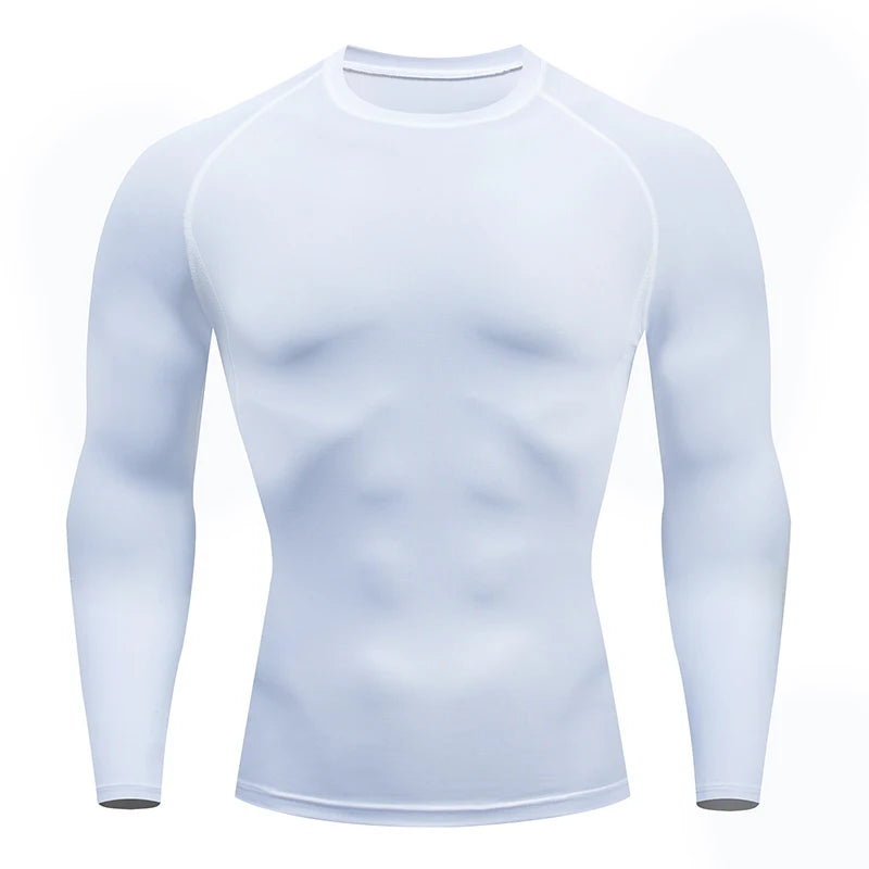 Mens Gym Compression Shirt Rashgard Fitness