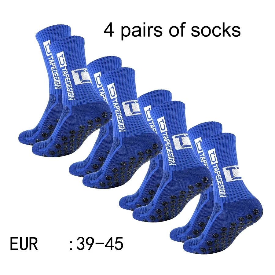 4 pairs  TC mid tube glued football socks