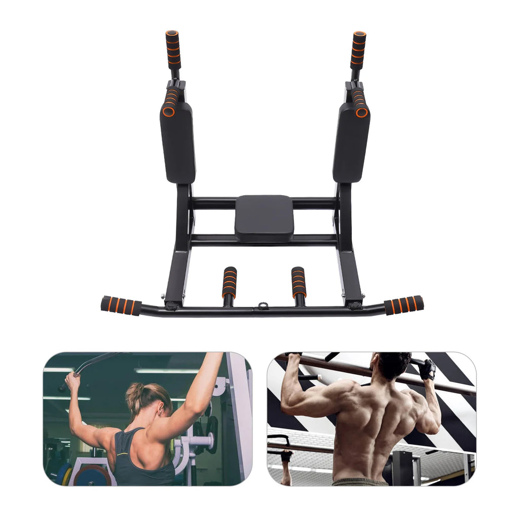 Wall Mounted Pull Up Bar Dip Stand
