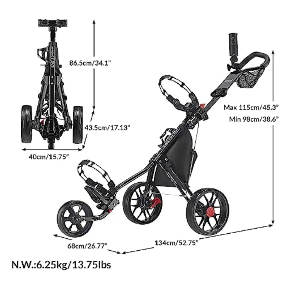 Superlite Deluxe Push Cart