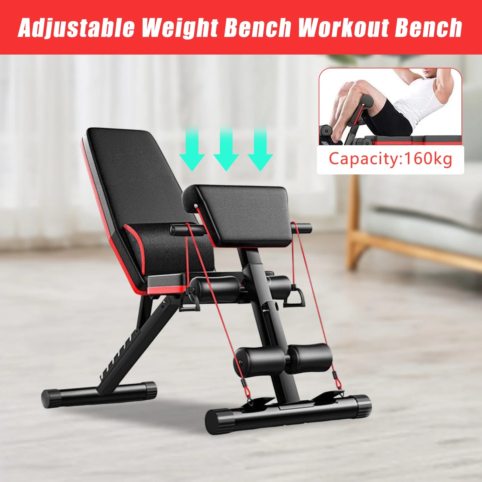 Multifunctional Foldable Weight Bench