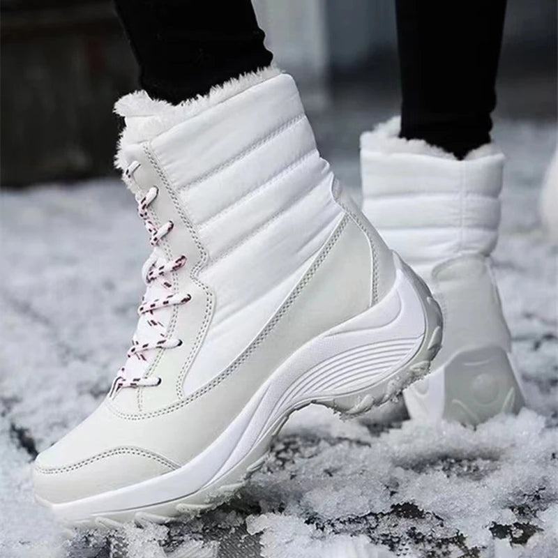 Women Boots Waterproof Heels Boots