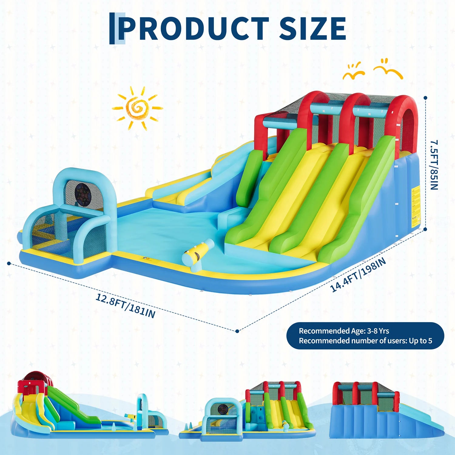 Indoor Outdoor Inflatable Bounce Castle