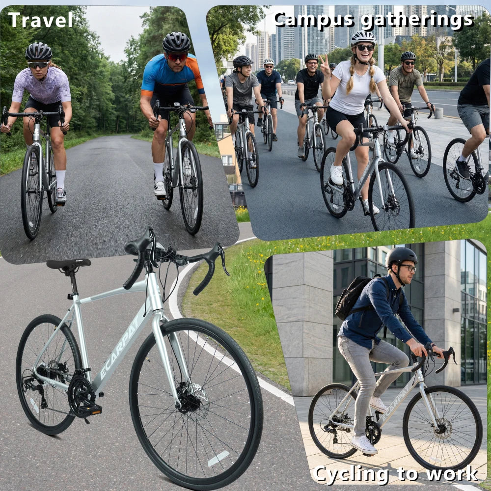 700Cx28 Road Bike: Lightweight Aluminum Frame